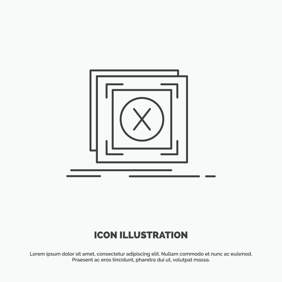 erro. inscrição. mensagem. problema. ícone do servidor. símbolo cinza de vetor de linha para ui e ux. site ou aplicativo móvel