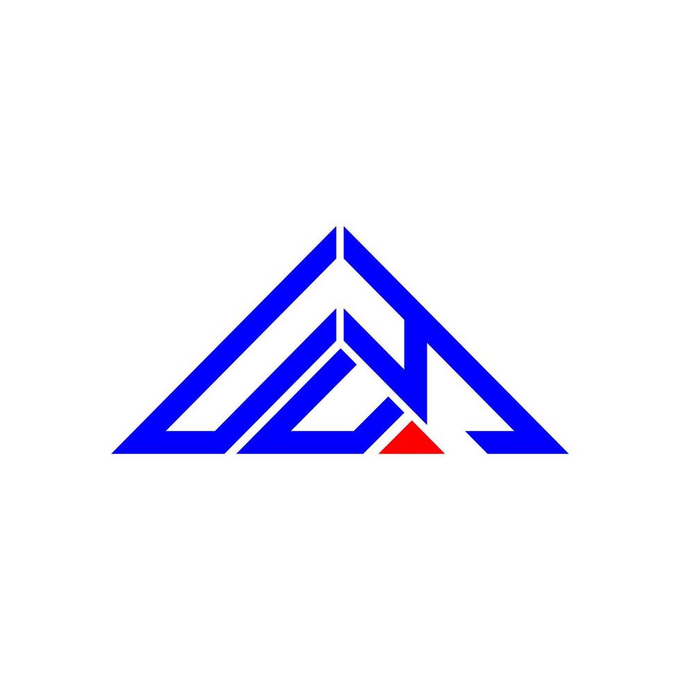 design criativo do logotipo da letra uuy com gráfico vetorial, logotipo simples e moderno uuy em forma de triângulo. vetor
