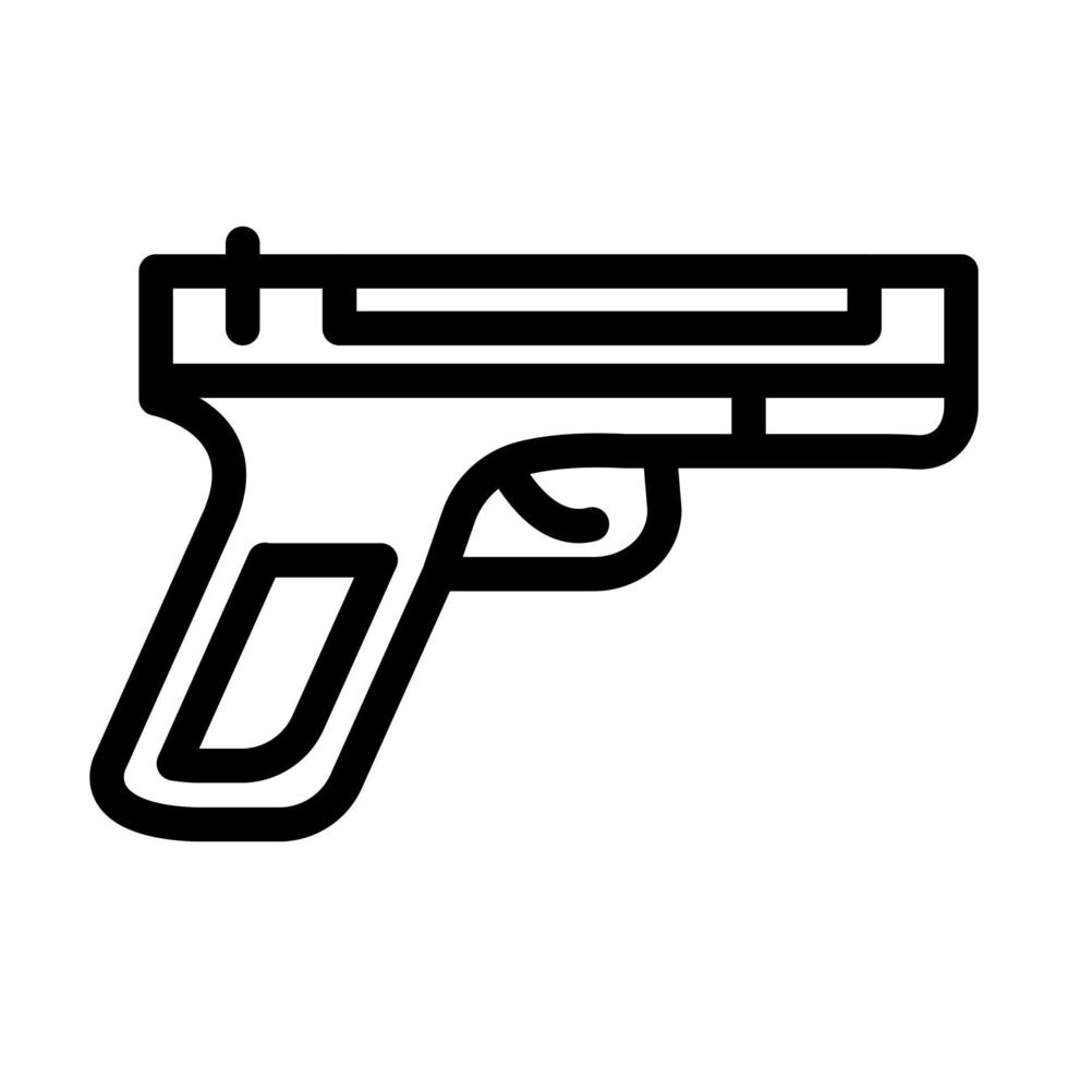 design de ícone de pistola vetor