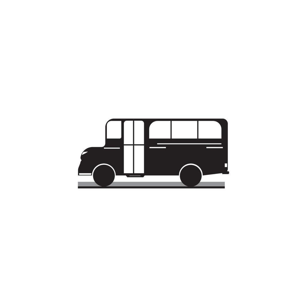 logotipo do ícone de ônibus, design vetorial vetor