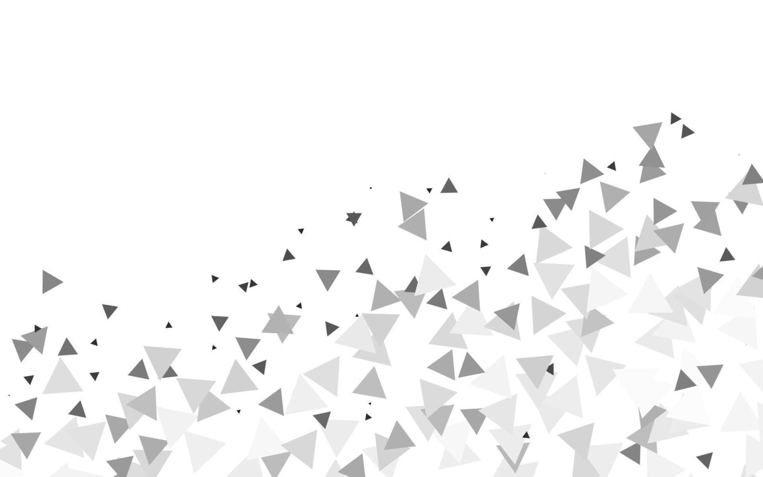 layout de vetor cinza claro prata com linhas, triângulos.