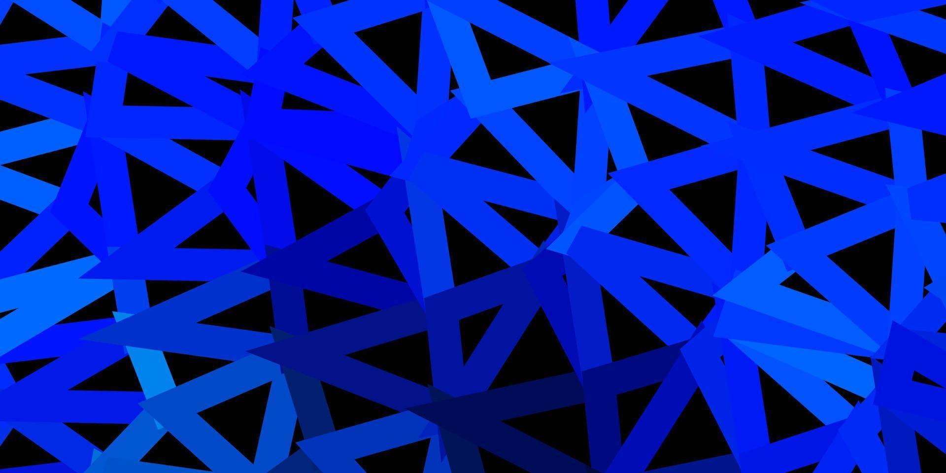 desenho poligonal geométrico de vetor azul e verde escuro.
