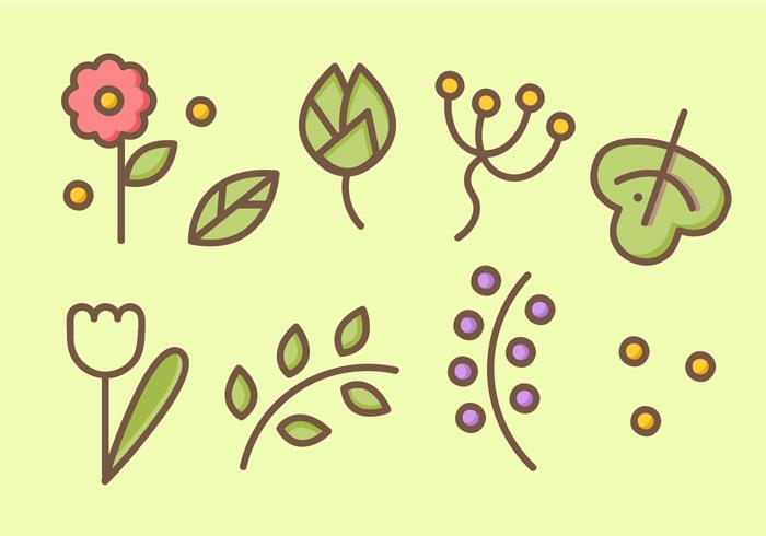 Vector Free Nature Elements