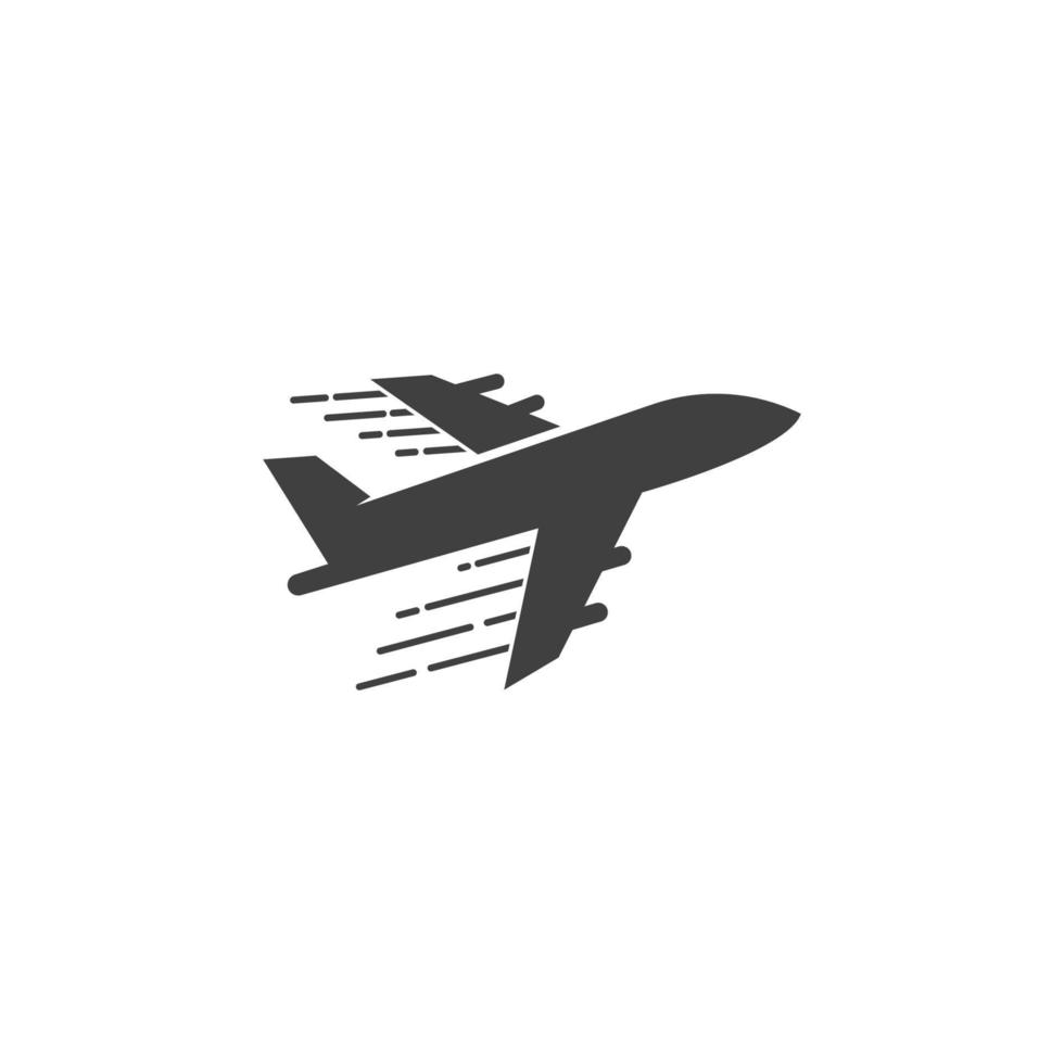 desenho de ilustração vetorial de ícone de avião vetor