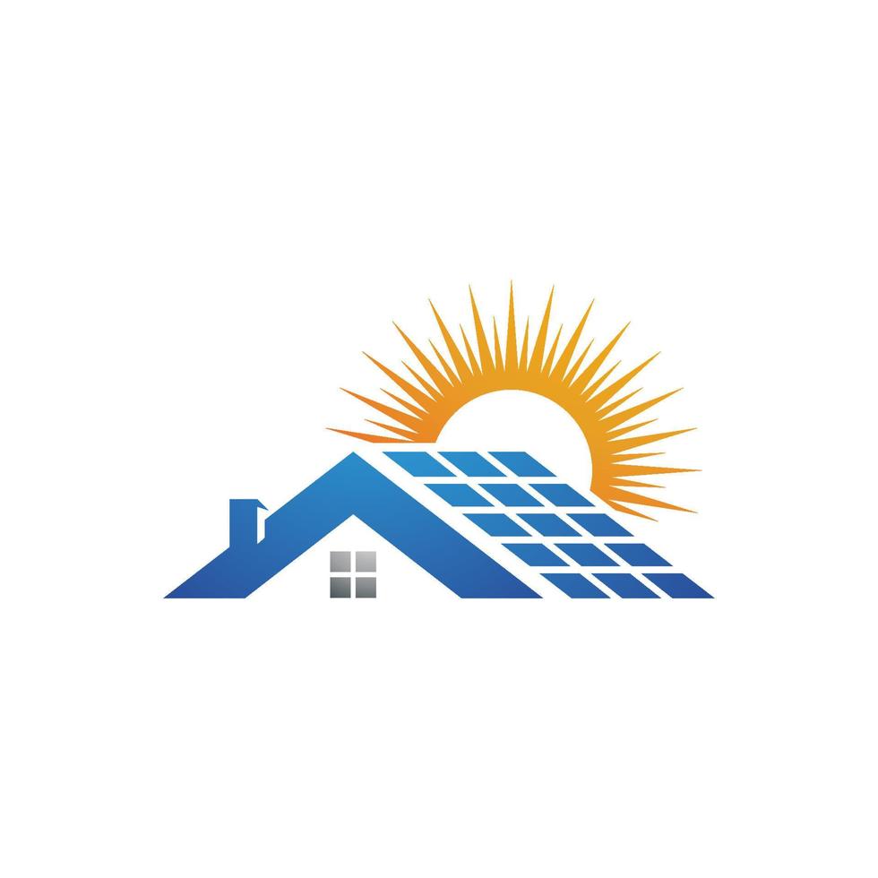 ilustração do ícone do vetor de energia solar