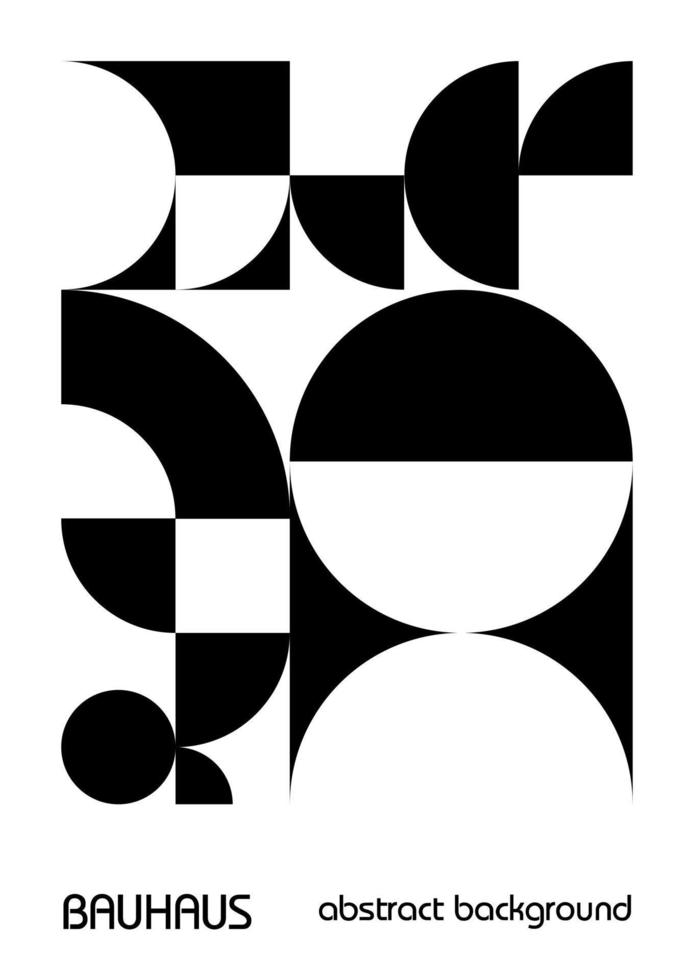 cartazes de design geométrico vintage mínimo dos anos 20, arte de parede, modelo, layout com elementos de formas primitivas. Bauhaus retrô padrão de fundo branco, círculo abstrato vetorial, triângulo e arte de linha quadrada vetor