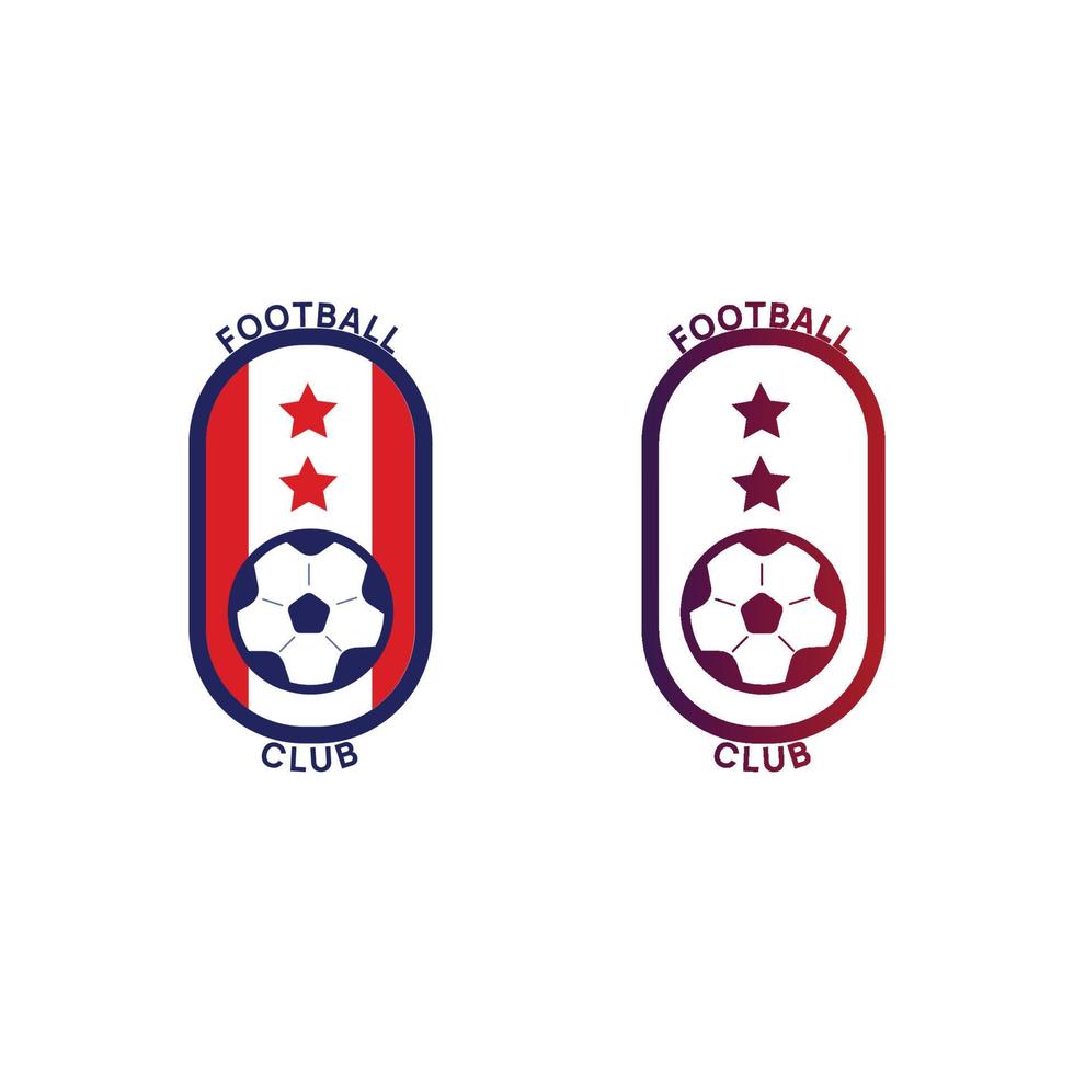 coleção de logotipo de futebol 2 vetor