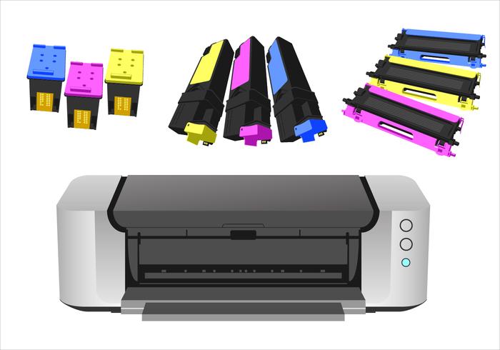 Vector livre de toner