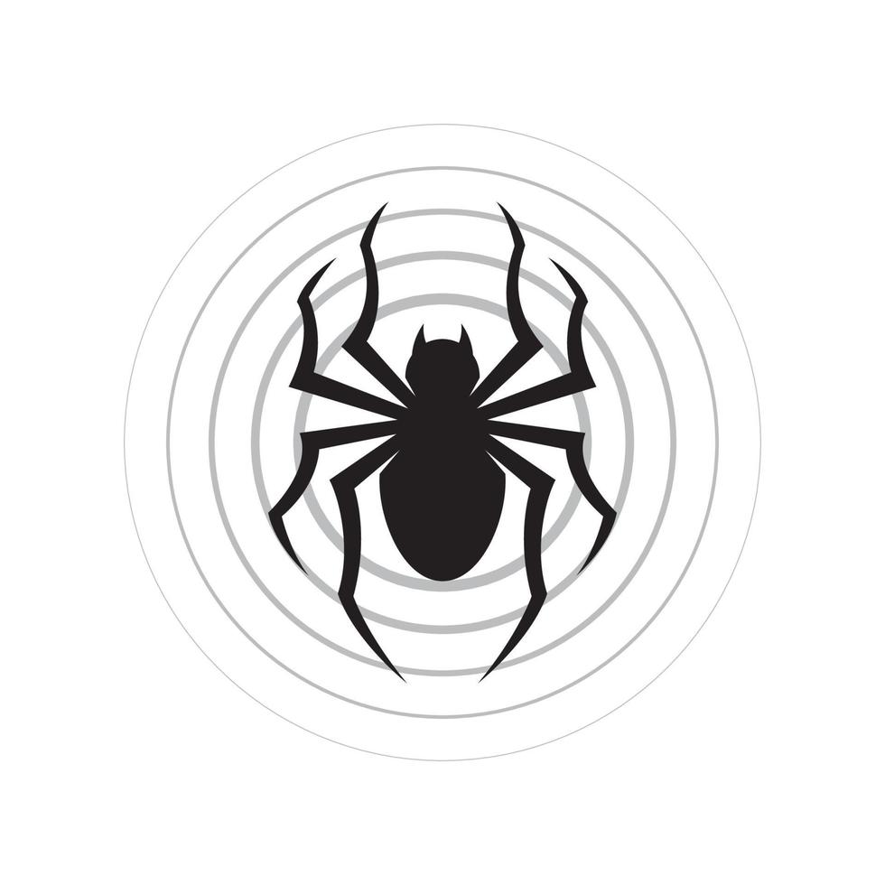 desenho de ícone de aranha desenho de ilustração vetorial vetor