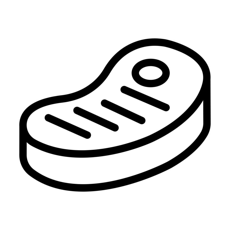 design de ícone de bife vetor