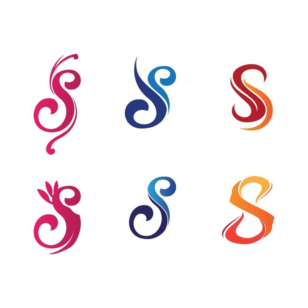 vetor de design de logotipo s de carta corporativa de negócios.