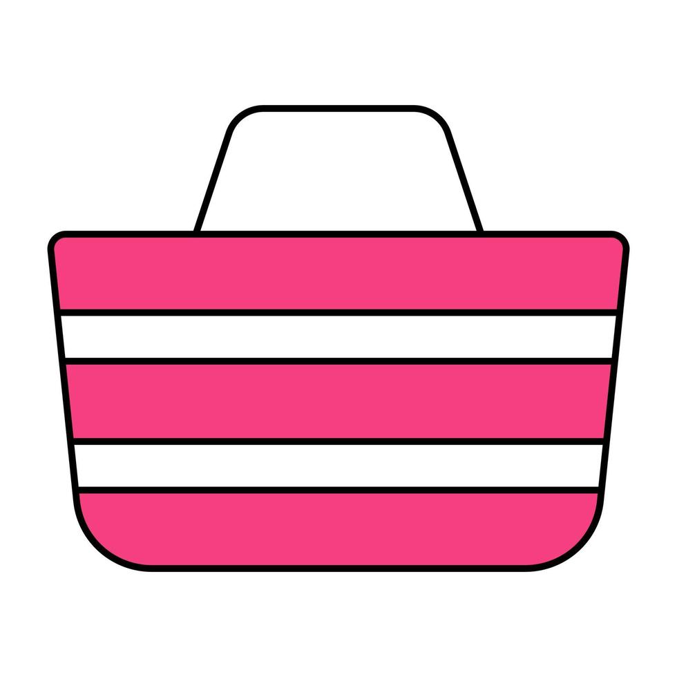 um design de ícone de bolsa feminina vetor