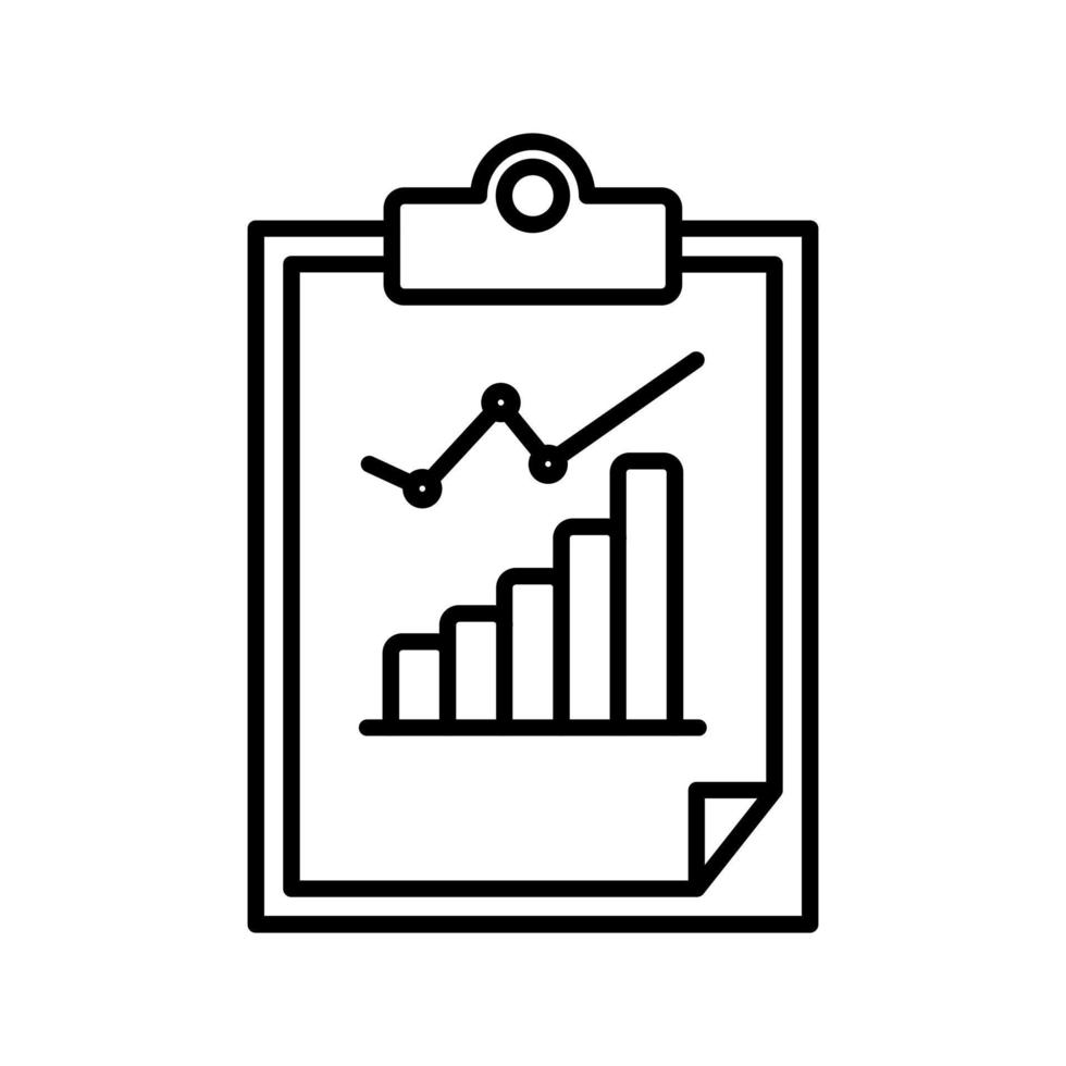 ícone de vetor da área de transferência