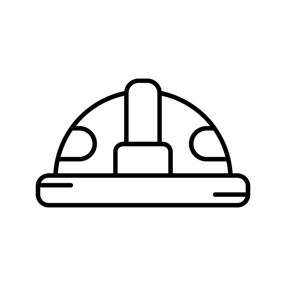 ícone de vetor de capacete de construção