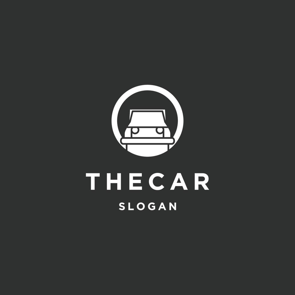 o modelo de design de ícone de logotipo de carro vetor