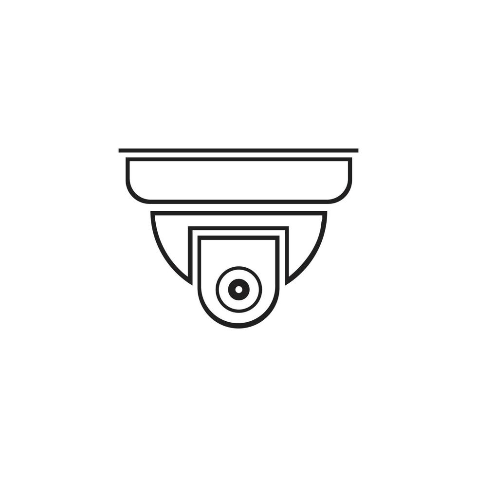 ícone de cctv de câmera de segurança, design de vetor de cctv de sinal