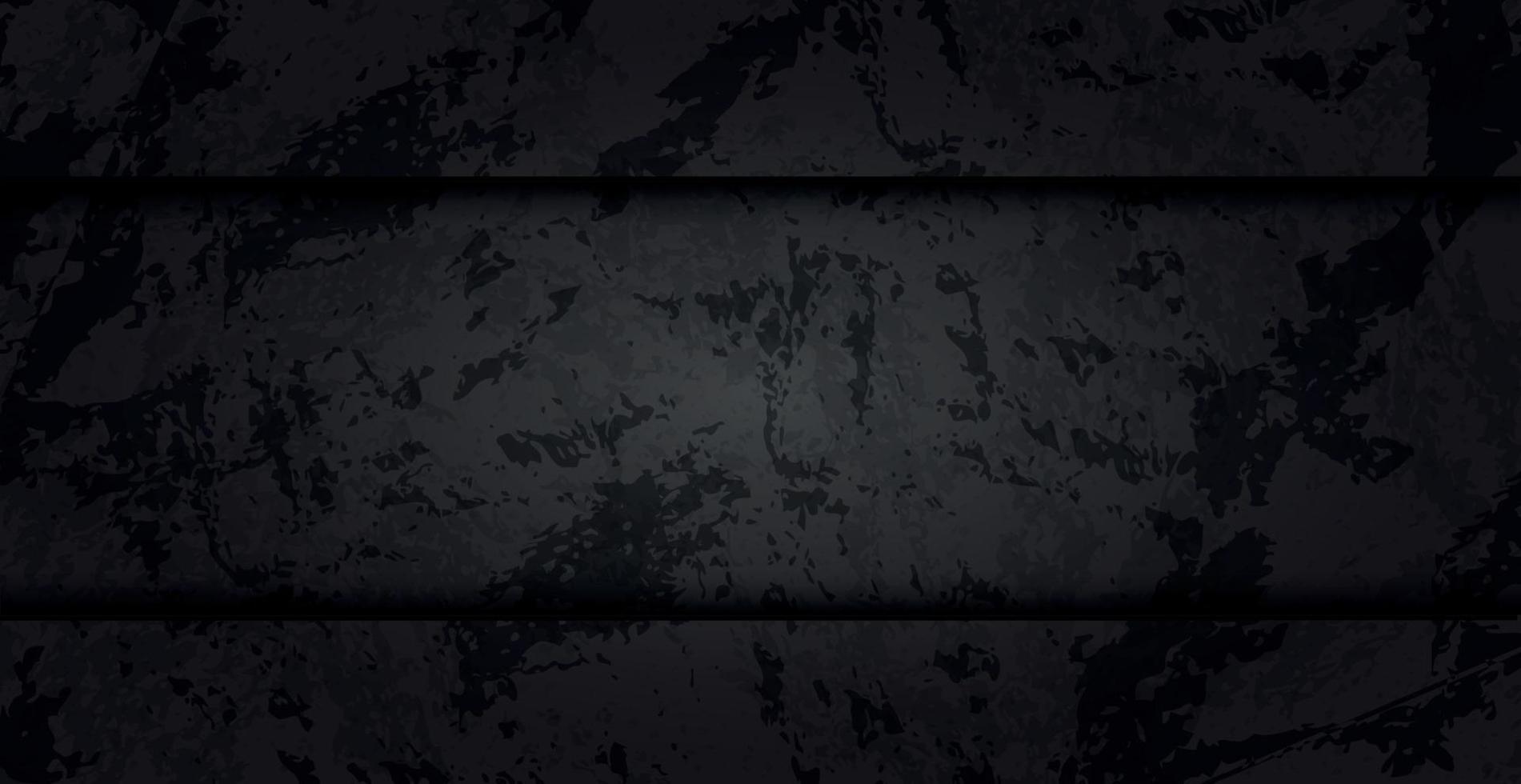 parede de fundo grunge texturizado abstrato preto com listras horizontais - vetor
