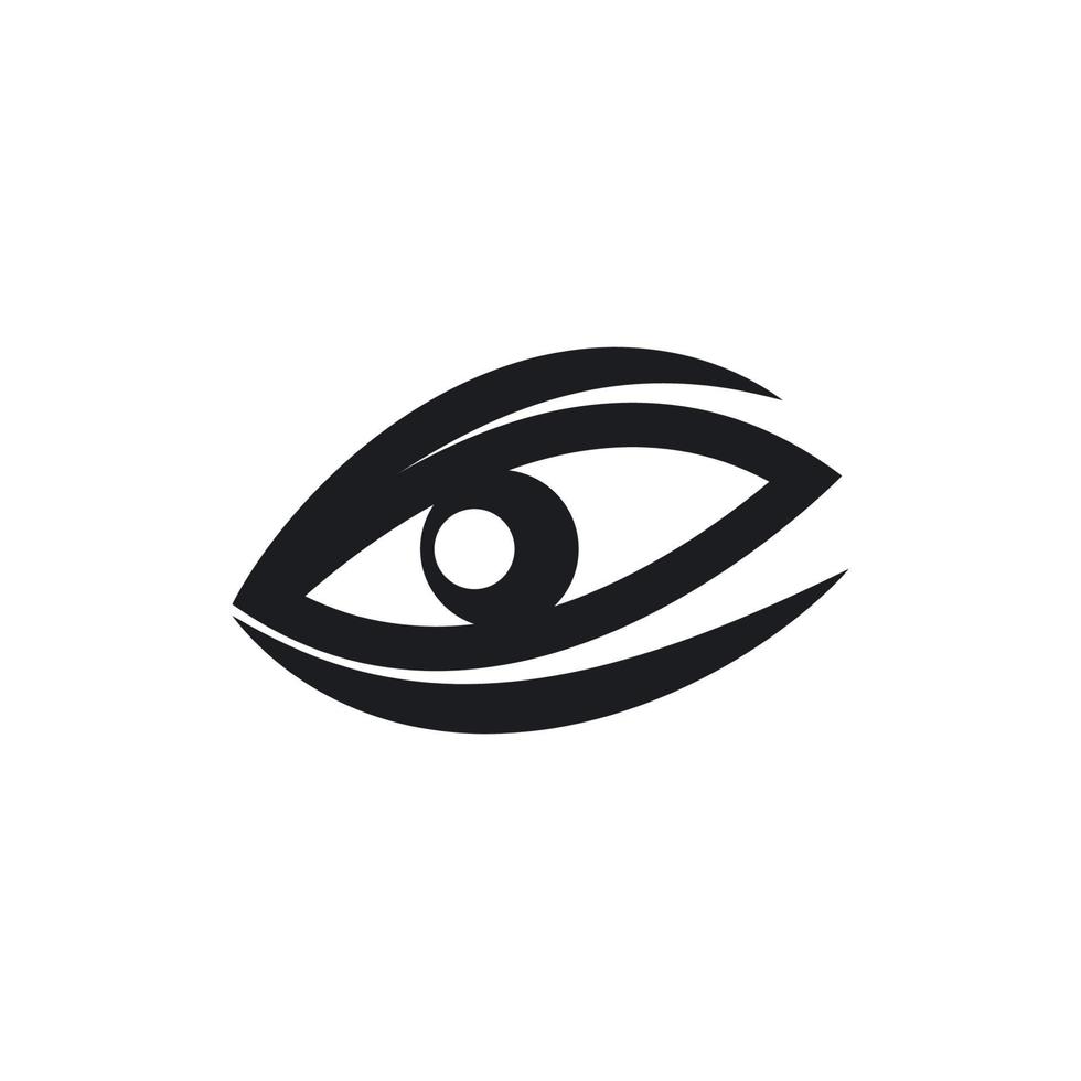 vetor de logotipo de cuidados com os olhos