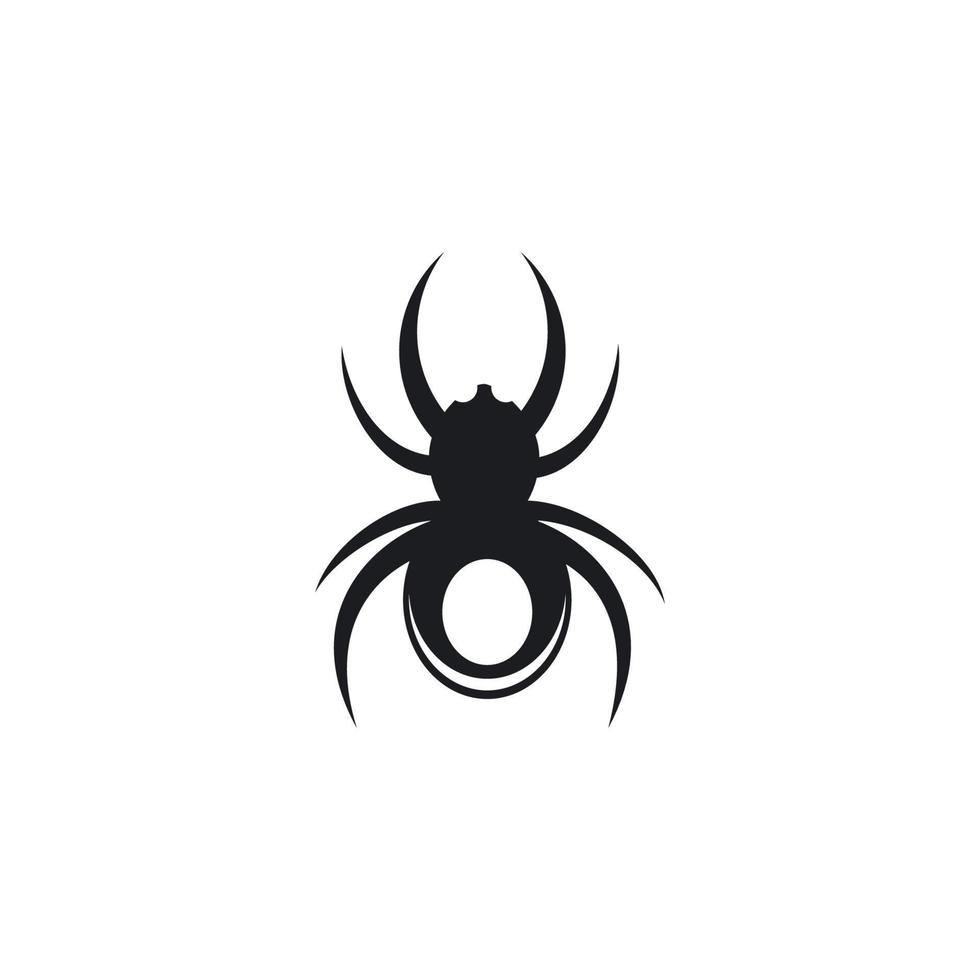 logotipo da ilustração de aranha vetor
