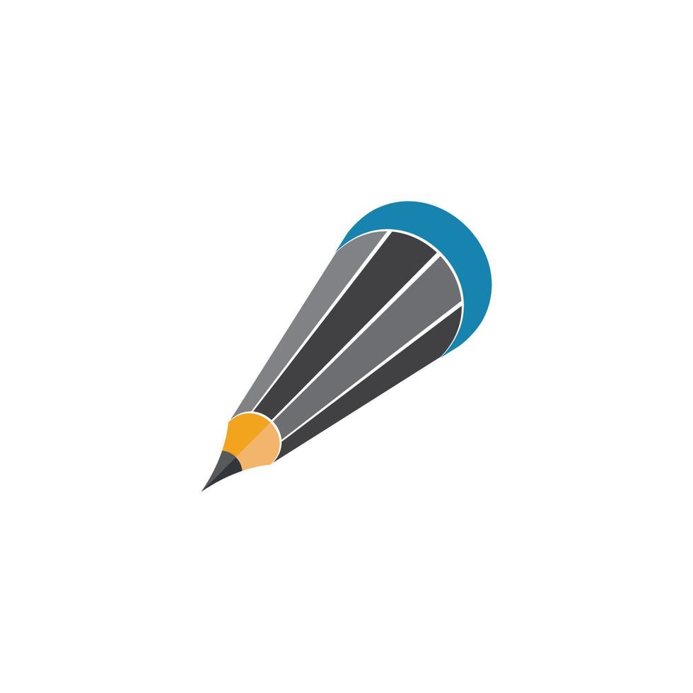 vetor de logotipo de lápis