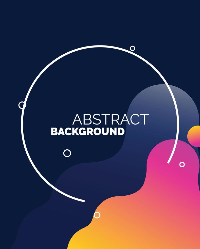 coleção de capas de formas abstratas gradientes vetor