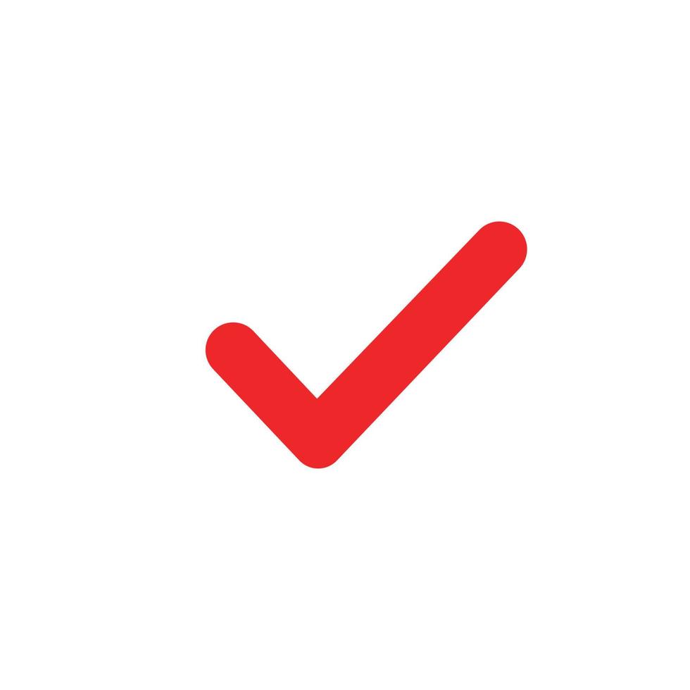 logotipo do ícone de marca de seleção vetor