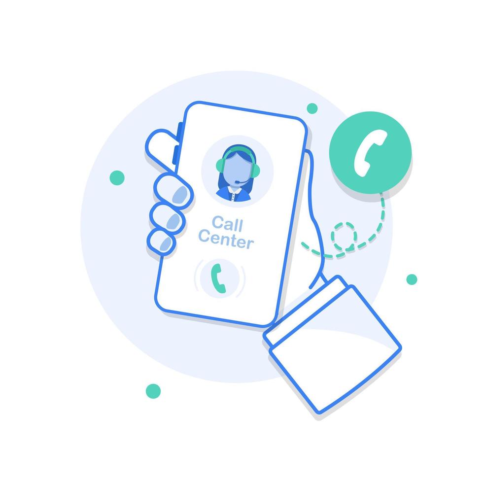 ícone de call center de smartphone,ícones de operador de call center vetor