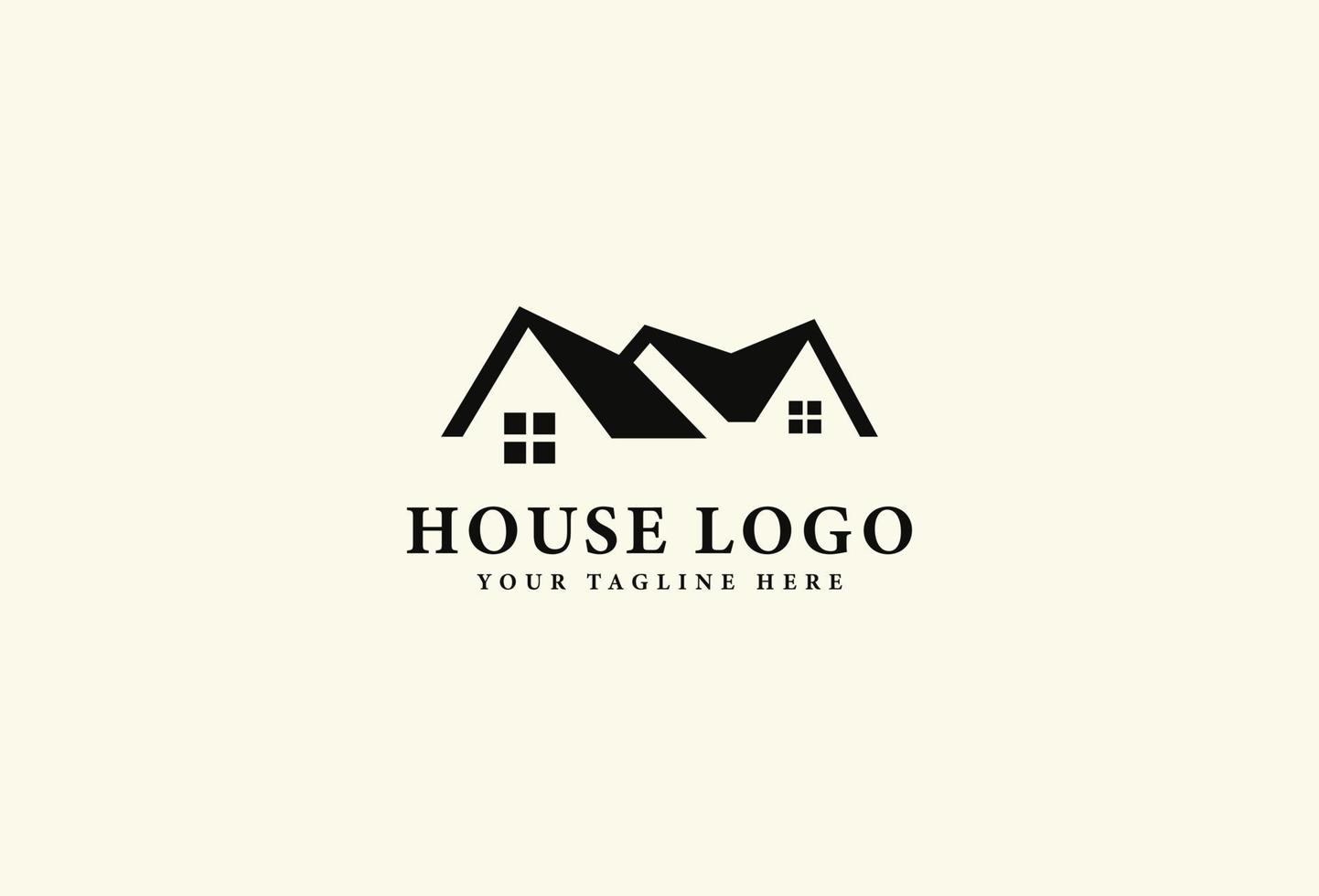 vetor livre de design de logotipo de casa