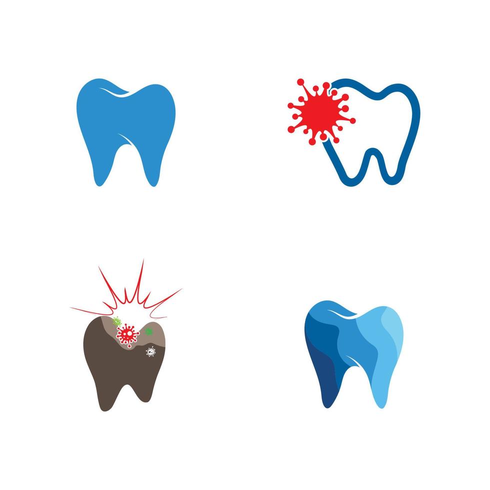 vetor de modelo de logotipo dental