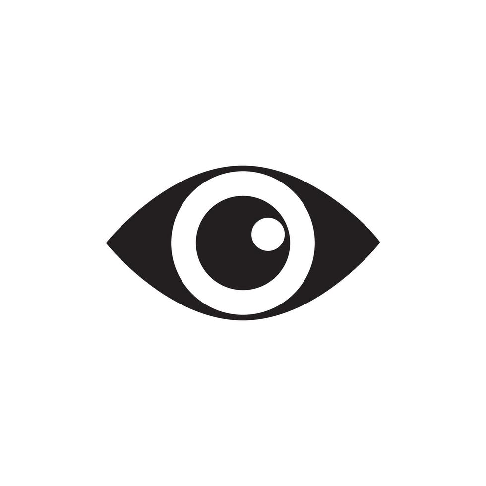 design de logotipo de vetor para cuidados com os olhos