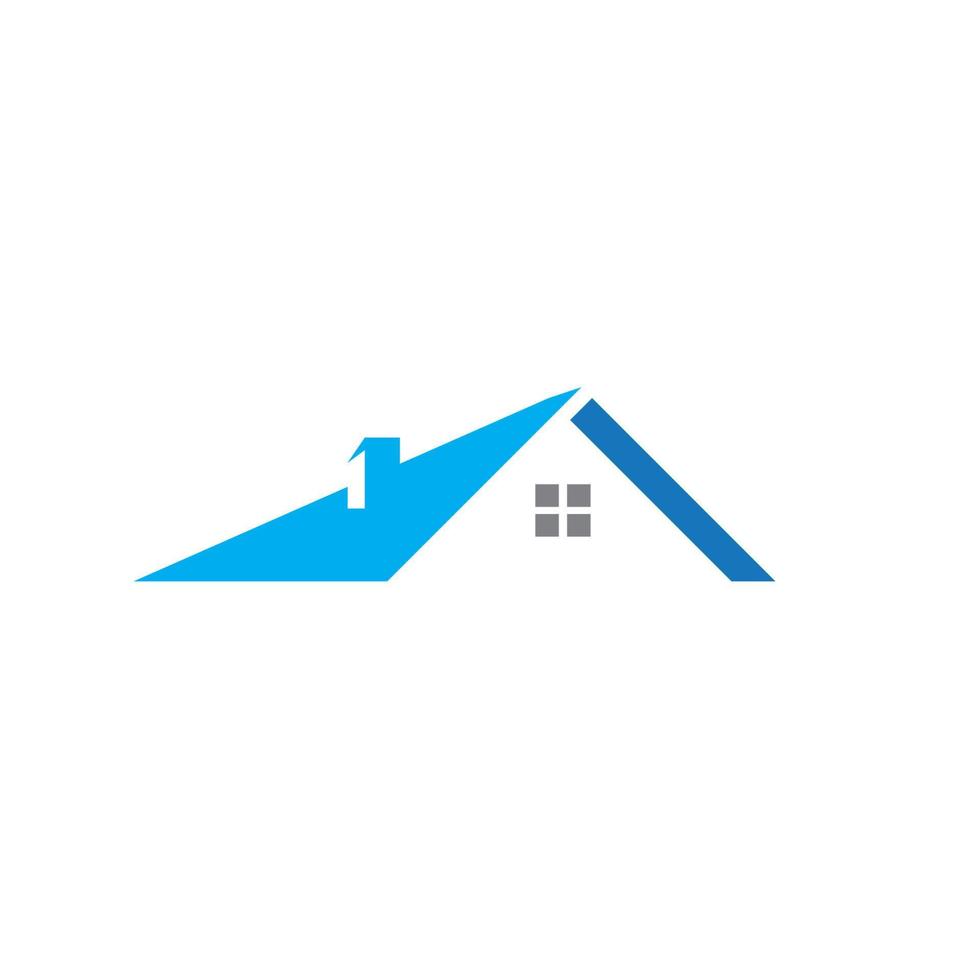 design de logotipo de propriedade e construção vetor