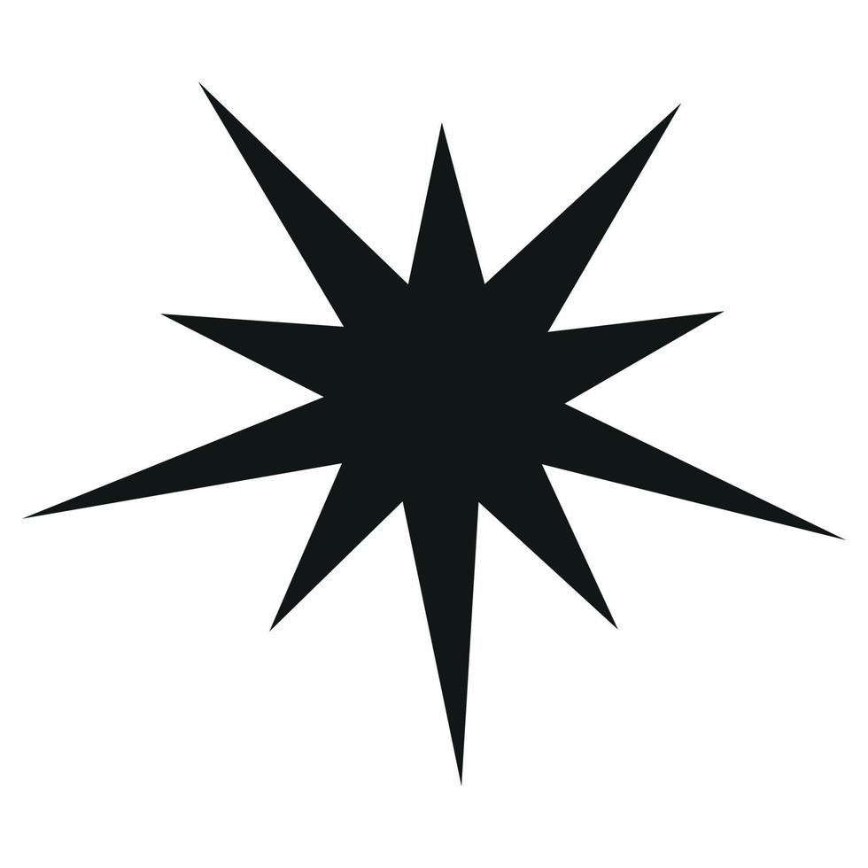 ilustrador vetorial de ícone de estrela vetor
