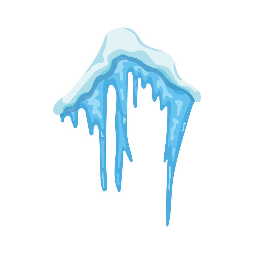ilustrador vetorial de gelo vetor