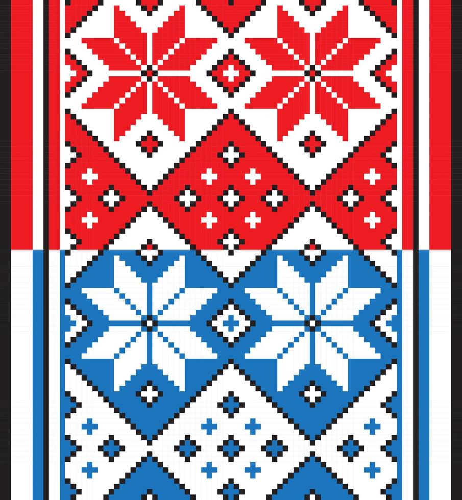 ornamento étnico bielo-russo, padrão sem emenda. ilustração vetorial vetor