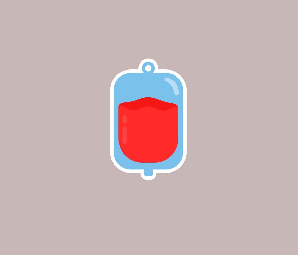 clipart de design de objeto de doação de doador de sangue vetor