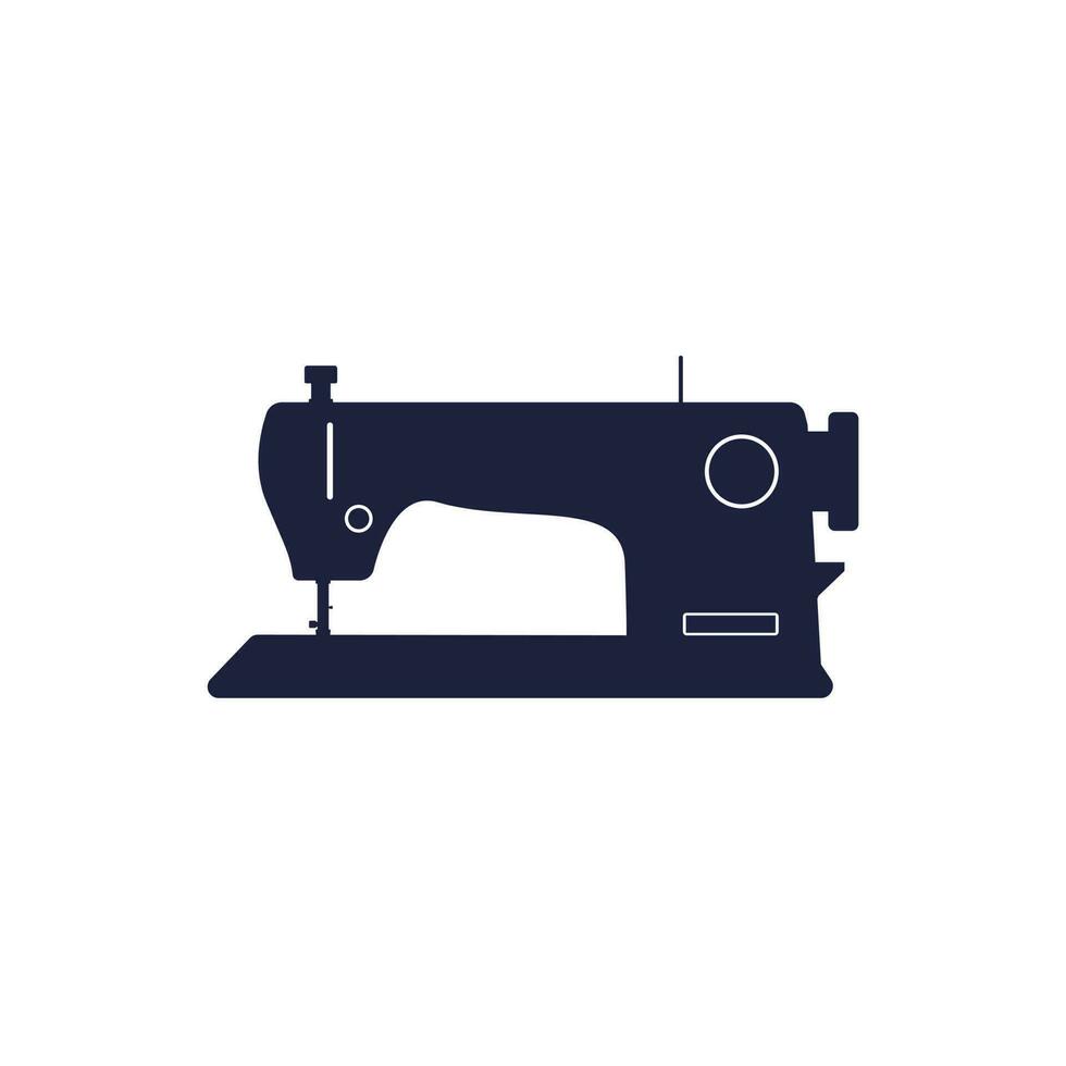 ícone de máquina de costura. ilustração simples de ícone de máquina de costura para web design isolado no fundo branco. vetor