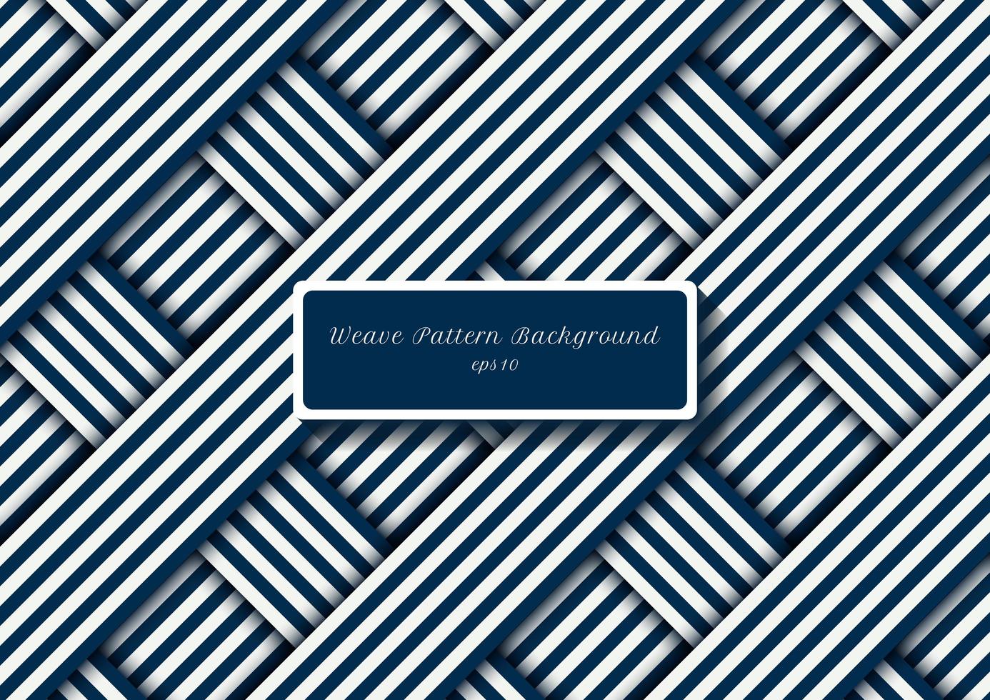 Linhas abstratas de listras diagonais em azul e branco vetor