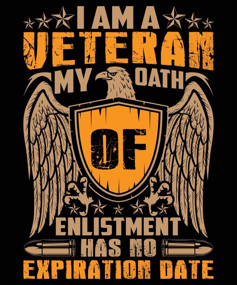 soldado veterano do exército americano, camiseta do vetor do dia do memorial militar dos eua