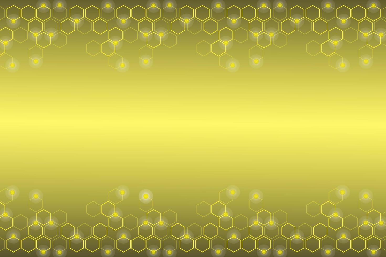 fundo de tecnologia com linhas e cores de gradiente amarelo vetor