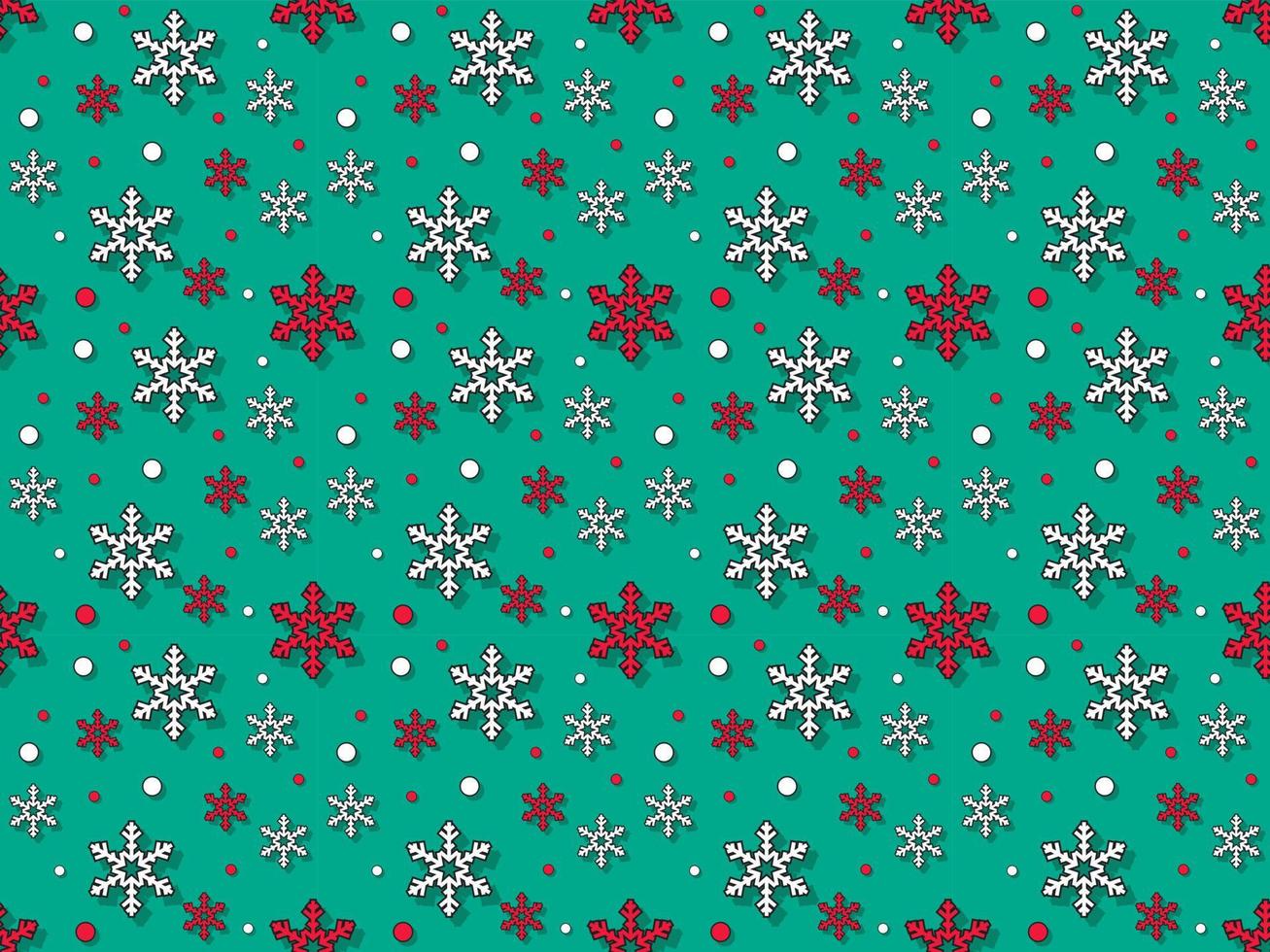 papel de parede sem costura inverno desenhos animados feliz natal ano novo padrão floco de neve fundo arte abstrata vetor