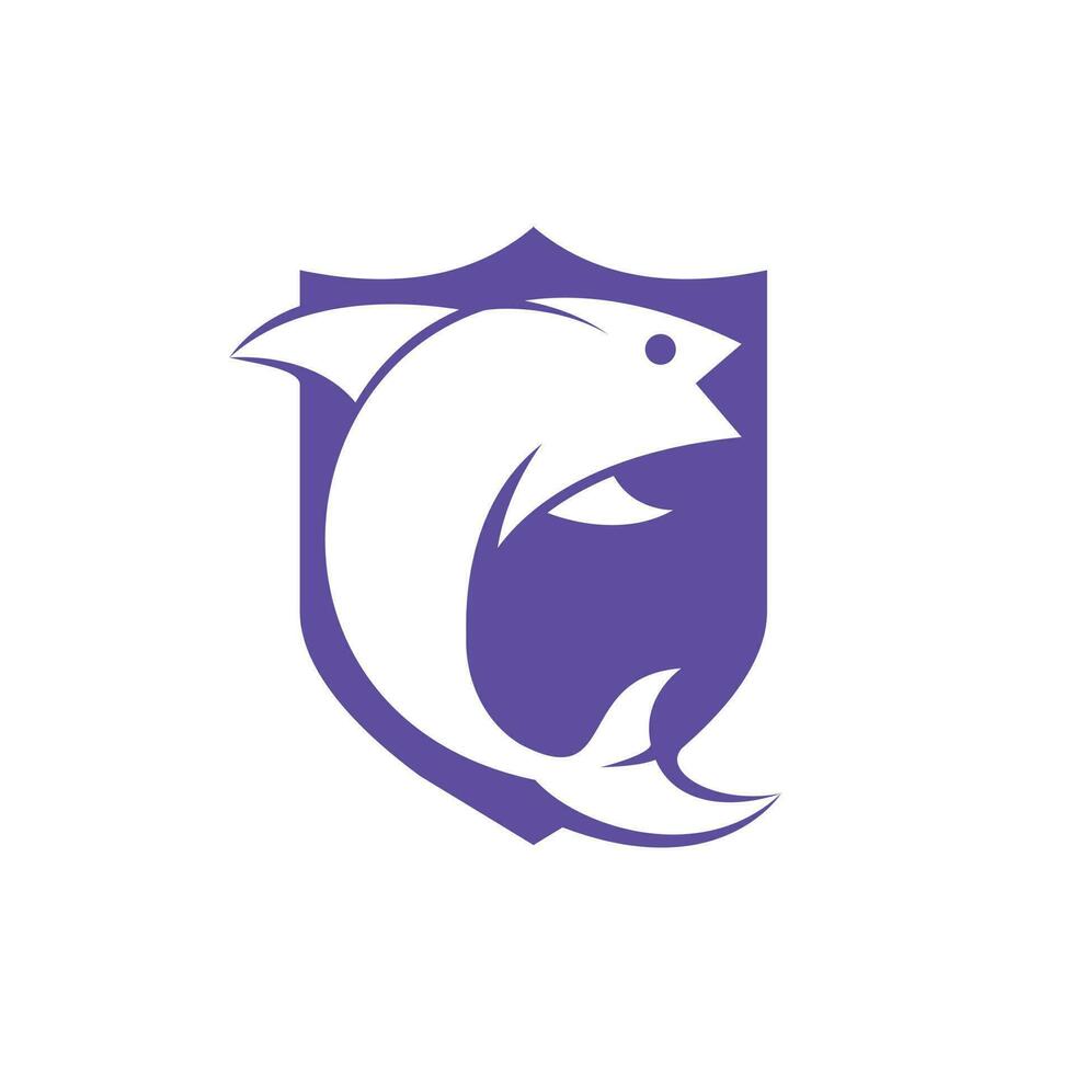 design de logotipo de vetor de peixe. conceito de logotipo de pesca.