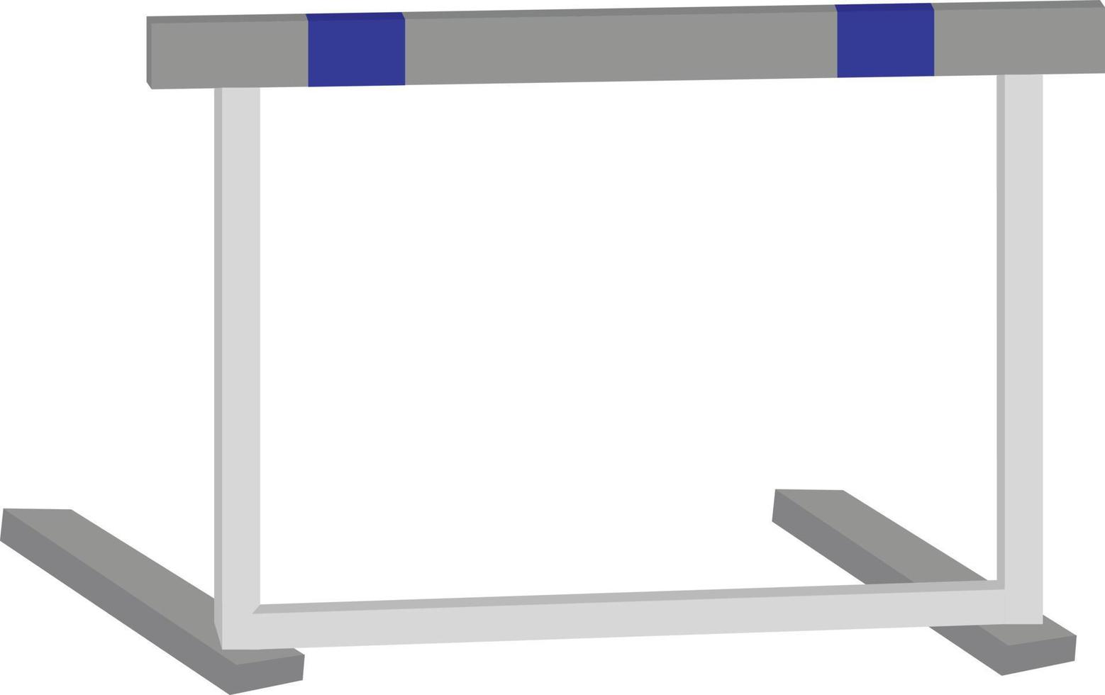 gráfico de ilustração vetorial de equipamento de obstáculo de atletismo vetor