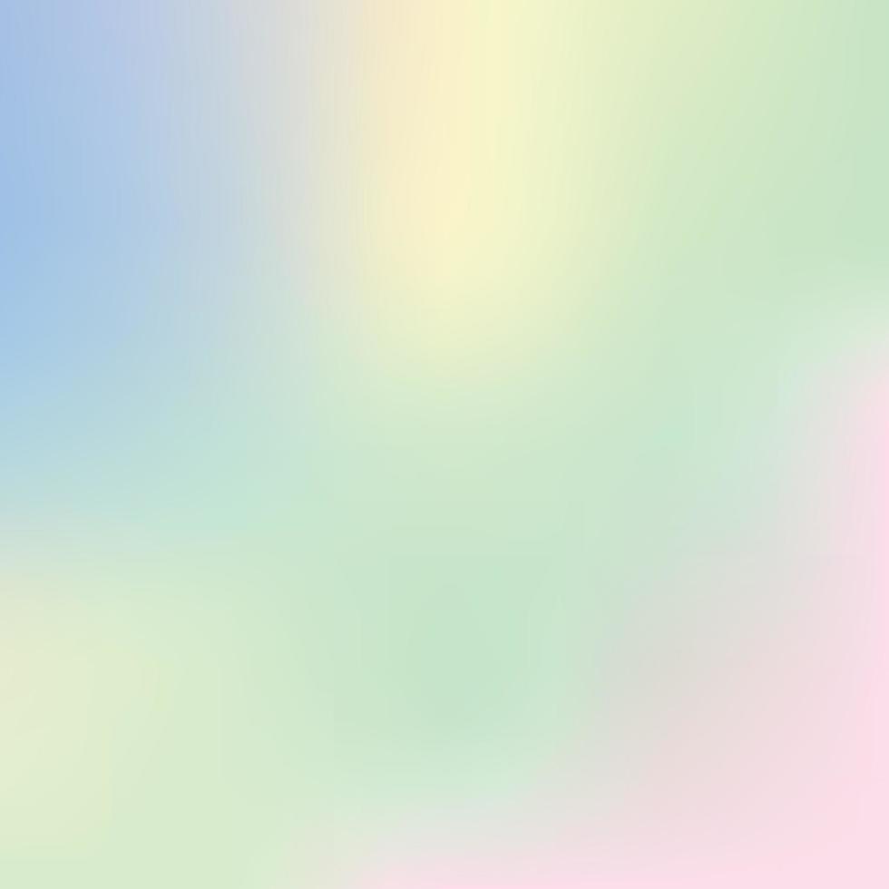 fundo de vetor de gradação de cor, layout quadrado. design de pano de fundo abstrato efeito pastel, estilo futurista moderno de saturação dramática. mistura de cores roxa, verde, creme, rosa, malha de gradiente azul.
