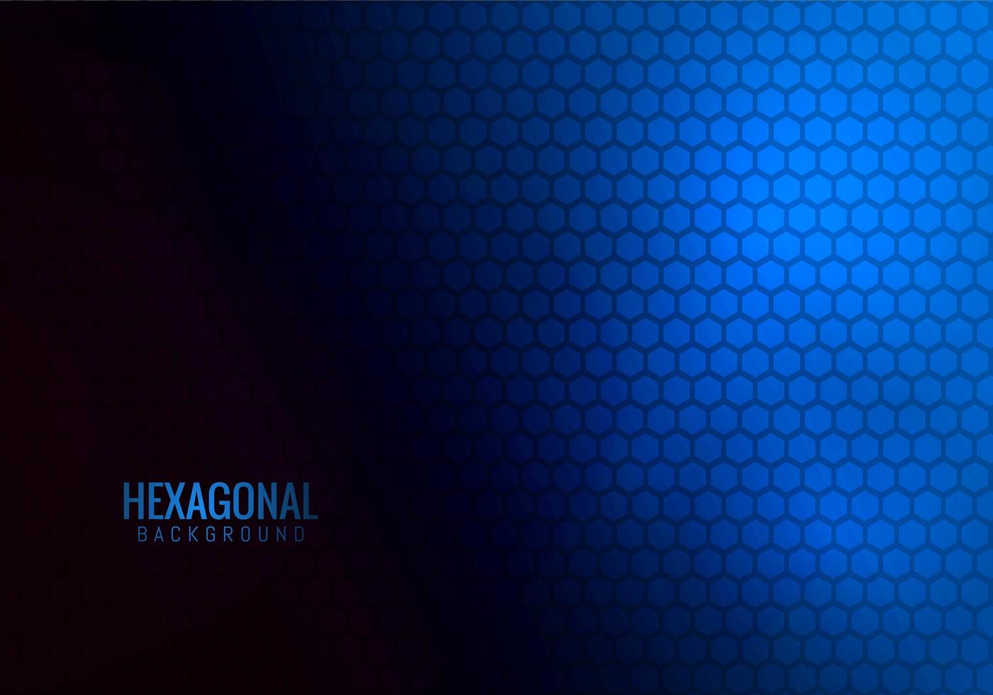 fundo abstrato hexagonal tecnologia azul vetor