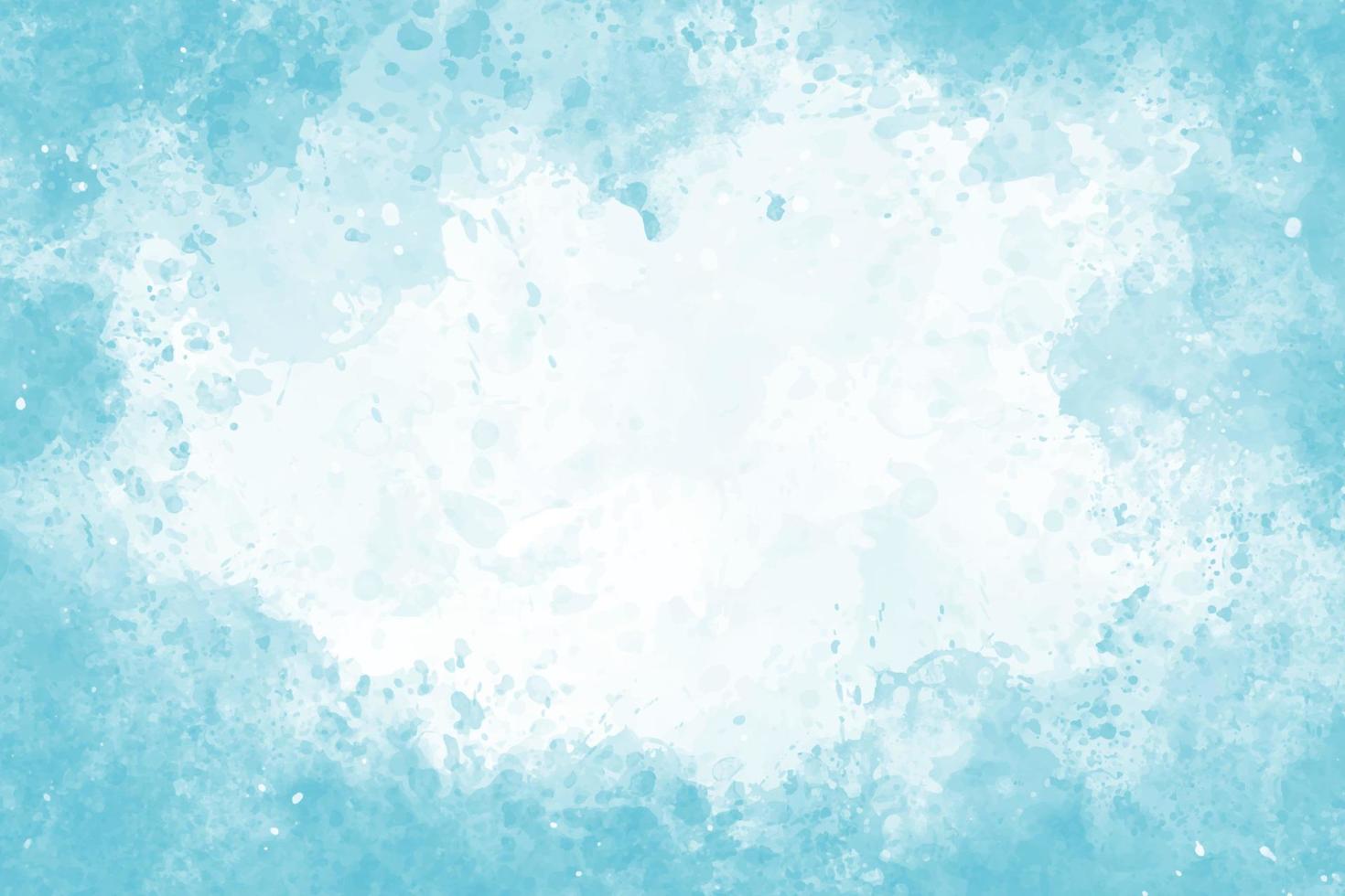 abstrato azul de fundo vector aquarela. textura de papel de respingo de tinta grunge