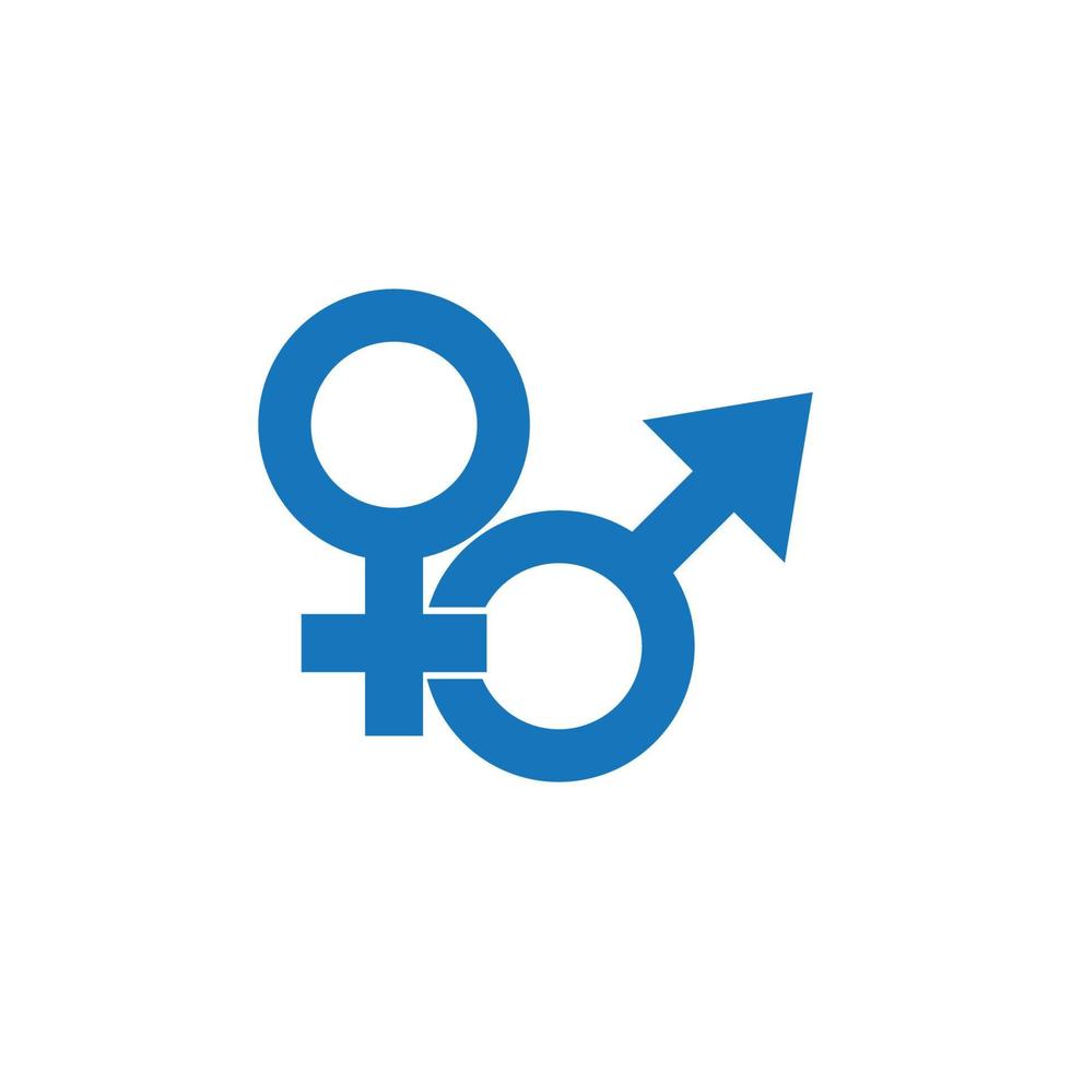 vetor de logotipo de gênero