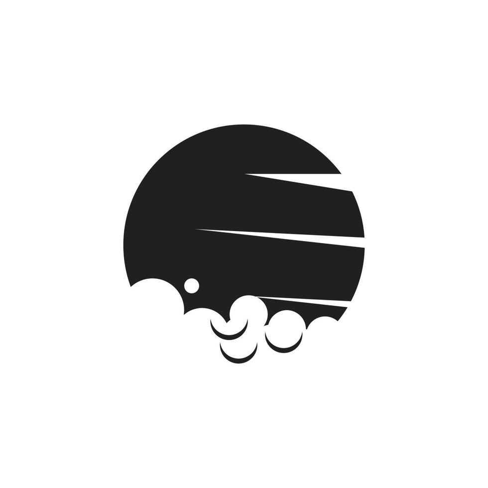 logotipo de ilustração da lua vetor