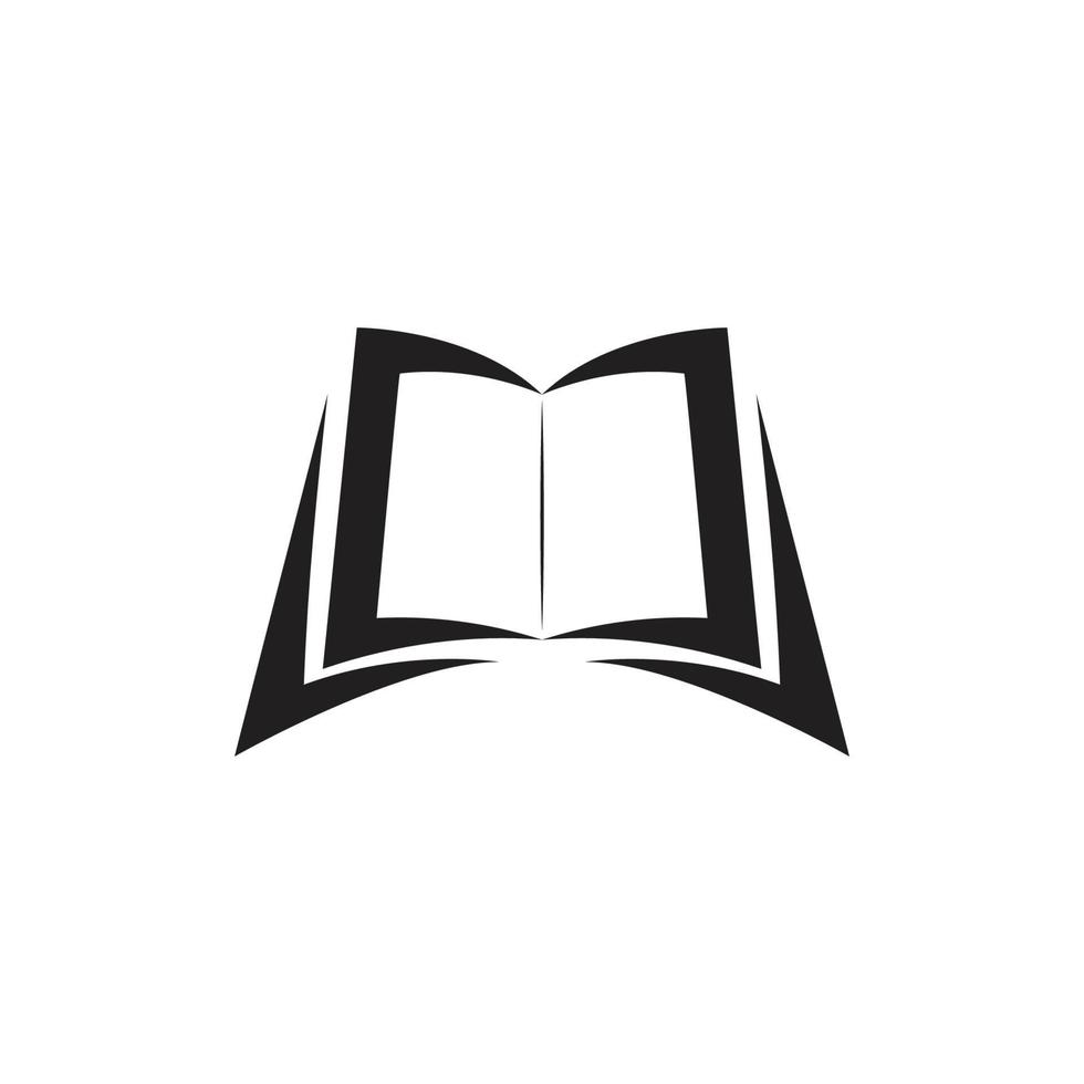 modelo de logotipo de livro vetor