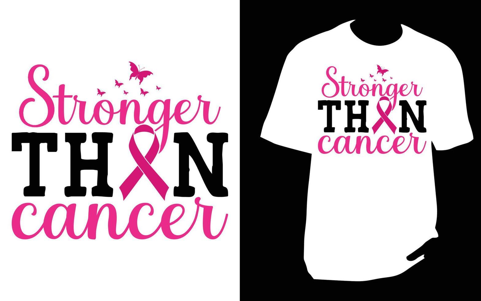 camiseta câncer de mama vetor