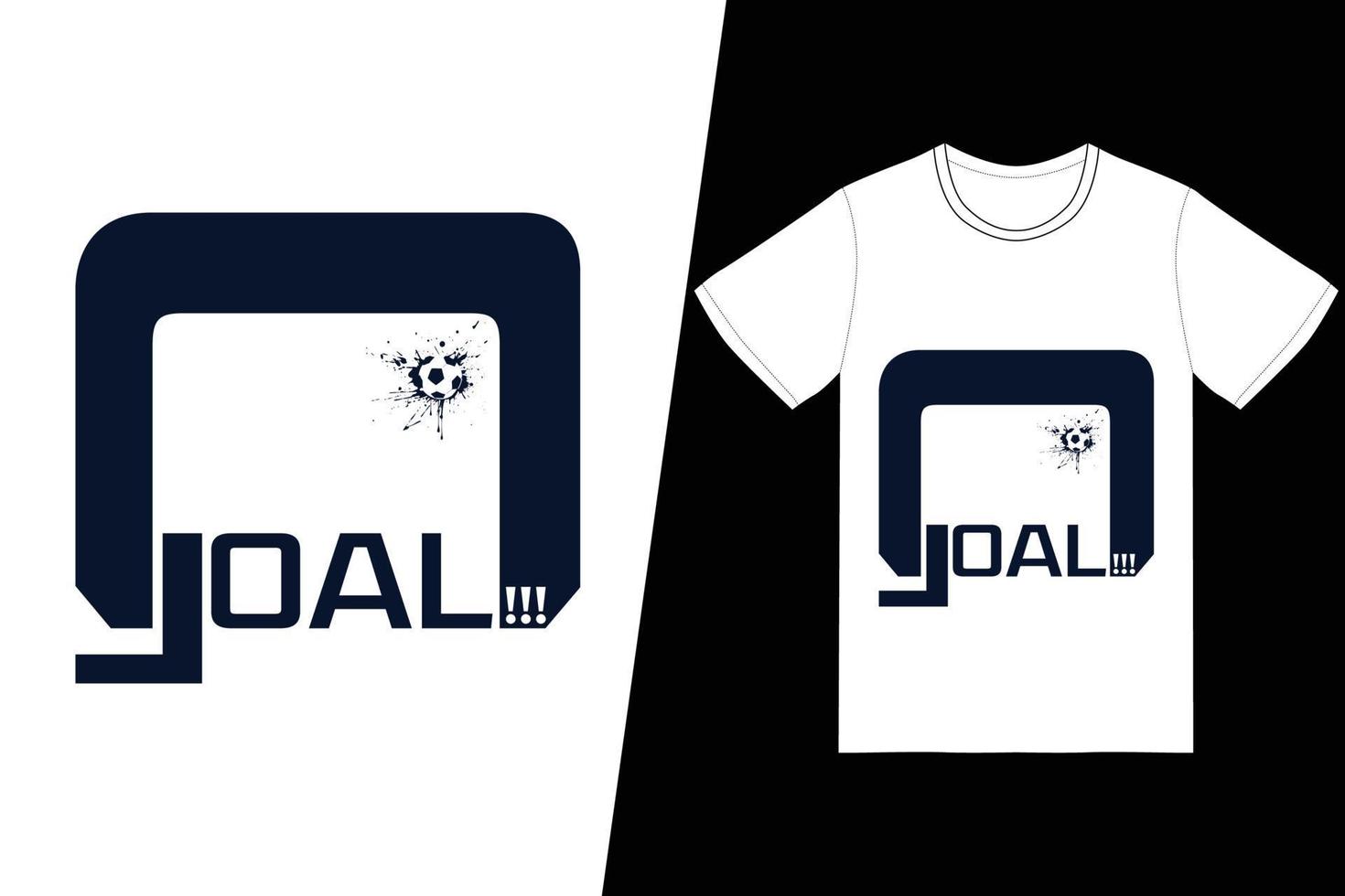 projeto de futebol fifa objetivo. vetor de design de t-shirt de futebol fifa. para impressão de camisetas e outros usos.